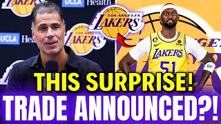 NOBODY FORESEEN THIS FANS CANNOT BELIEVE IT TODAYS LAKERS NEWS [upl. by Cocke]