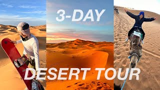 3Day Sahara Desert Tour from Marrakech  Atlas Mountains Ait Ben Haddou Ouarzazate Erg Chebbi [upl. by Major280]