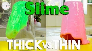 DIY SLIME  NO MESS NO SHOPPING  2 Recipes for Thick and Thin  GLOSSY  SLIMEY SLIME [upl. by Travers14]