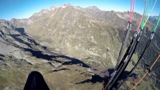 vol rando en parapente Le Balai 18 octobre 2014 [upl. by Adrahs960]