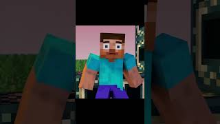 Steve Went Inside The Portal 😭😞shorts minecraft ytshorts [upl. by Solly]