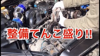 【15年落ちレガシィ】セルモーターオルタネーター ベルトテンショナーまとめて交換DIYEZ30R [upl. by Haslett905]