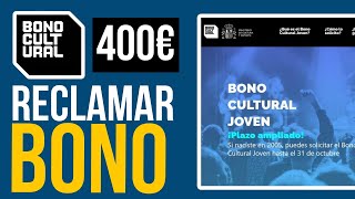 🟡Como RECLAMAR El BONO CULTURAL De 400€  Tutorial Paso a Paso [upl. by Laughton]