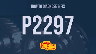 How to Diagnose and Fix P2297 Engine Code  OBD II Trouble Code Explain [upl. by Oisacin]