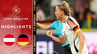 Comeback victory in Austria for Germany  Austria vs Germany 23  Highlights  Euro Qualifiers [upl. by Zil]