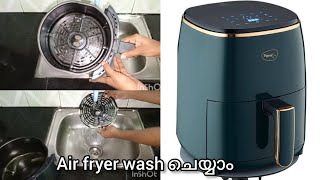 How to wash Air fryer airfryer [upl. by Jasmina]