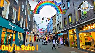 Savile Row and Soho London Walking Tour  Eclectic Central London [upl. by Sofko567]