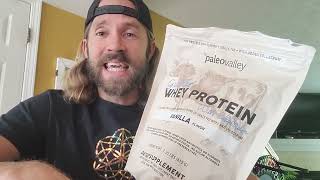 Paleovalley Whey ProteinColostrum Review [upl. by Noirrad678]