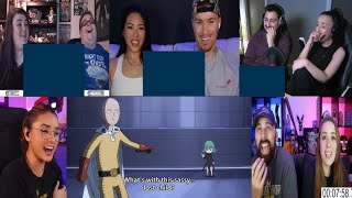 ONE PUNCH MAN EPISODE 10 REACTION MASHUP [upl. by Wadsworth]