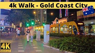 4k Walk Gold Coast City Australia 🇦🇺 [upl. by Arymat443]