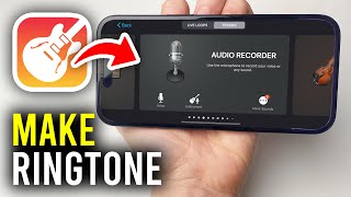 How To Make A Ringtone On iPhone With GarageBand  Full Guide [upl. by Cathee]