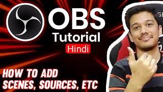 How To Live Stream With OBS Studio  OBS Studio Tutorial in Hindi [upl. by Reba]