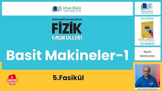 Basit Makineler1  5FASİKÜL AYT  2024 [upl. by Yrtneg]