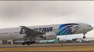 Approach Timelapse Into Caïro  B777300ER  PMDG  MSFS2020 [upl. by Melc]