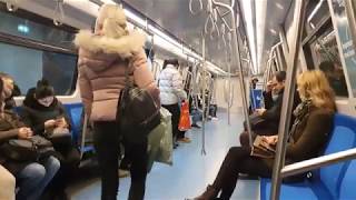 4K 60fps Bucharest Metro Journey Aurel Vlaicu➡️ Piata Romana stations by CAF Train quotSuceavaquot [upl. by Veator]