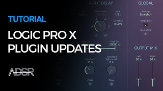 Logic Pro X 1021  Plugin Updates [upl. by Stanislas]