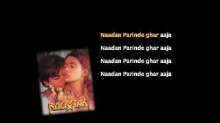 Nadaan Parindey  Rockstar  Full Song with Lyrics [upl. by Eneleh]