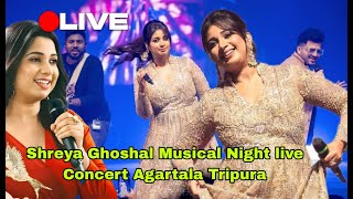 Shreya Ghoshal Musical Night live Concert Agartala Astabal  Tripura Tourism Fest 2024 [upl. by Neruat]