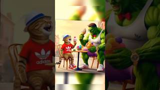 Doyan es creamfunnyanimasikucingshortvideohulkcat [upl. by Willetta138]