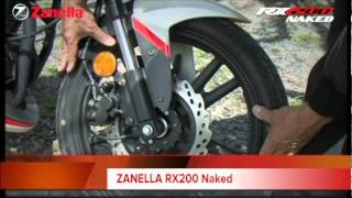 Zanella Test  RX 200 Naked por Gustavo Morea [upl. by Urbannai]