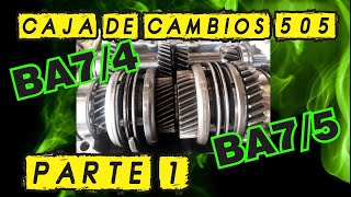 PARTE 1  Caja de cambios PEUGEOT BA74 y BA75  Reparación y explicación  Fontanadrift cap52 [upl. by Ahsenid]