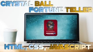 Create Crystal Ball Fortune Teller Using HTML CSS and Javascript Easy [upl. by Carl]