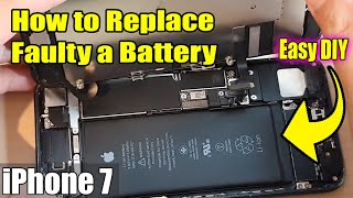 iPhone 7 How to ChangeReplace a Faulty Battery In 2023 [upl. by Ittak]