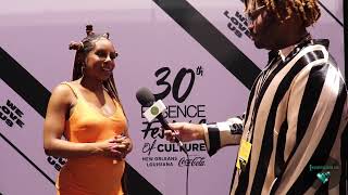 Candiace Dillard Bassett Talks RHOP Music Motherhood amp More at Essence Fest [upl. by Ezarras]