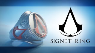 BLENDER Signet Ring Partie 1  Booleans [upl. by Ardnekan]