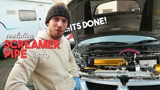 EVO SCREAMER PIPE INSTALL ft J3ESE  ITS FINALLY ON part 3 [upl. by Kehsihba430]