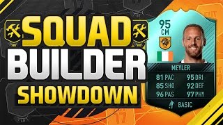 FIFA 17 SQUAD BUILDER SHOWDOWN PRO PLAYER DAVID MEYLER Meylers 95 Rated Pro Player Card [upl. by Fernandina]