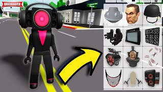 HOW TO TURN INTO Skibidi Toilet in Roblox Brookhaven ID Codes Speakerwoman EP 60 amp 61 [upl. by Nussbaum898]