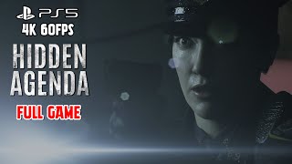 Hidden Agenda 2017 Full WalkthroughPlaythrough  BEST ENDING  No Commentary 4K 60FPS PS4  PS5 [upl. by Leal]