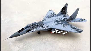 武掛彈彈全上的MIG－29。Freewing MIG29 power by K86 G5 [upl. by Ailito]