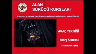 MOTOR VE ARAÇ TEKNİĞİ MARŞ SİSTEMİ [upl. by Pavyer]