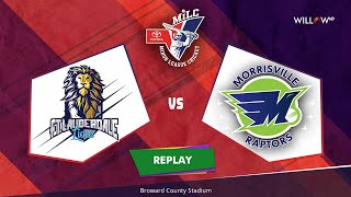 Ft Lauderdale Lions vs Morrisville Raptors  Minor League Cricket Championship 2022 [upl. by Bertelli]