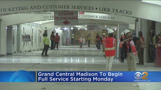 Grand Central Madison to begin full service Monday [upl. by Peer444]