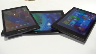 Lenovo shows off 149 Windows 81 tablet and more [upl. by Lenno]