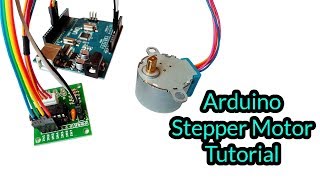 How to use 28byj48 Stepper Motor with Arduino Uno R3  Arduino CNC Tutorial [upl. by Elbys]