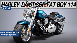 HIGHLY ANTICIPATED 2024 Harley Davidson Fat Boy 114 Unveiled  Exciting Upgrades [upl. by Carolee]