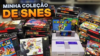 Minha coleção de SUPER NINTENDO com 81 jogos [upl. by Waddington]