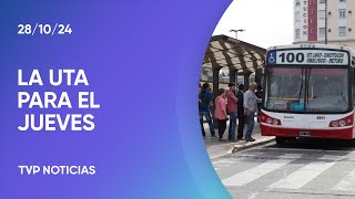 Jueves la UTA anunció paro de colectivos [upl. by Tristas]