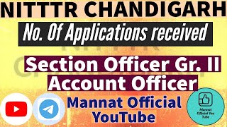 NITTTR Chandigarh Total Forms  Section Officer II amp Account Officer  nitttr sectionofficer [upl. by Ajdan]