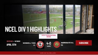 Wombwell Town FC Vs Harrogate RA FC 130424 [upl. by Deirdre]