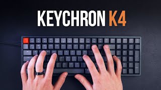 Keychron K4 Gateron Brown  Sound Test Comparison Different Keyboards [upl. by Aztinay]