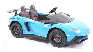 2023 24v Lamborghini Aventador Ride on Car [upl. by Ativ]