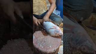 tilapia fish amazing skill cuttingyoutube tilapiafish fishcutting shorts [upl. by Barhos]