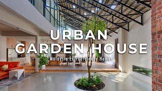 Urban Garden House  Inside an Ultra open Biophilic home transformed from a 40yearold house [upl. by Terriss332]