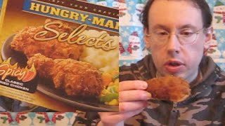 HungryMan Spicy Fried Chicken Review [upl. by Lindberg466]