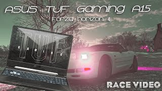 ASUS TUF GAMING A15 FORZA HORIZON 4 GAMING TEST [upl. by Laerdna450]